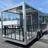 8.5×20 TA BBQ Food Trailer in Gray – Quality Cargo - Image 3