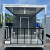 8.5×20 TA BBQ Food Trailer in Gray – Quality Cargo - Image 2