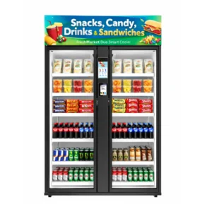 FreshMarket Duo Smart Cooler Vending Machine