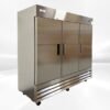 NSF Stainless Steel Reach-In Commercial 3 door freezer CFD-3FF - Image 2