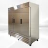 NSF Stainless Steel Reach-In Commercial 3 door freezer CFD-3FF - Image 3
