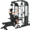 French Fitness FSR50 All-in-One Home Gym Smith Machine + Dual Cable Rack (New) - Image 5