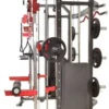 French Fitness FSR50 All-in-One Home Gym Smith Machine + Dual Cable Rack (New) - Image 2