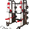 French Fitness FSR50 All-in-One Home Gym Smith Machine + Dual Cable Rack (New)