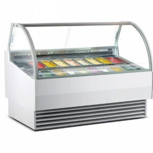 NSF 67 Inches 18 Pan Gelato Dipping Cabinet DW-18R